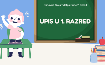 Obavijest o upisu u 1. razred