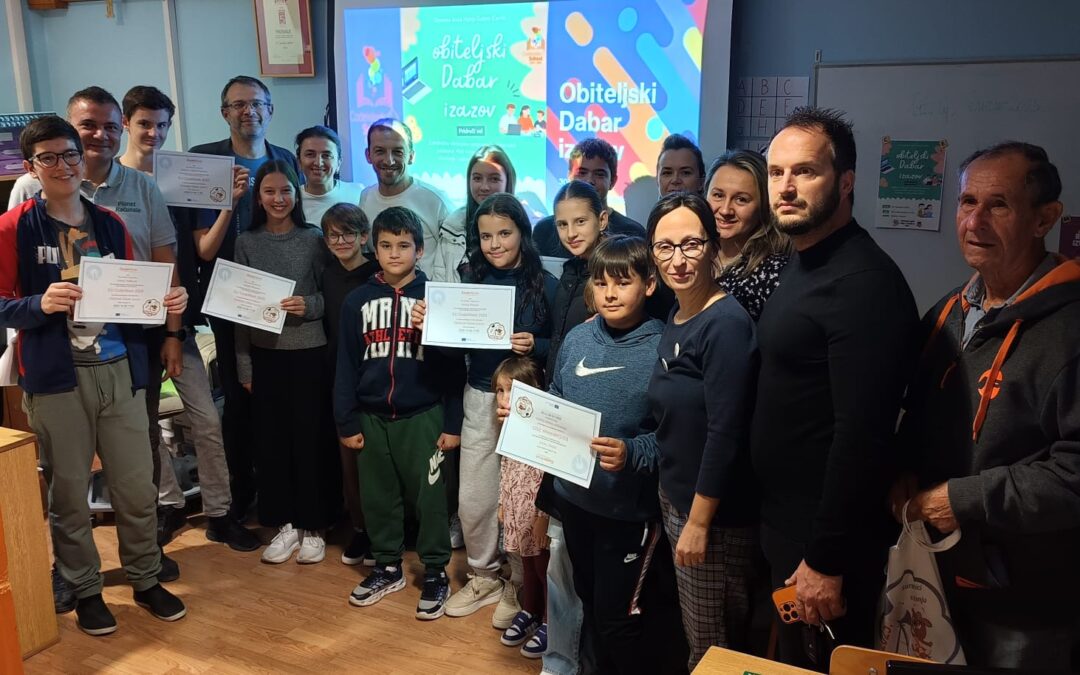 Obiteljski Dabar izazov u našoj školi