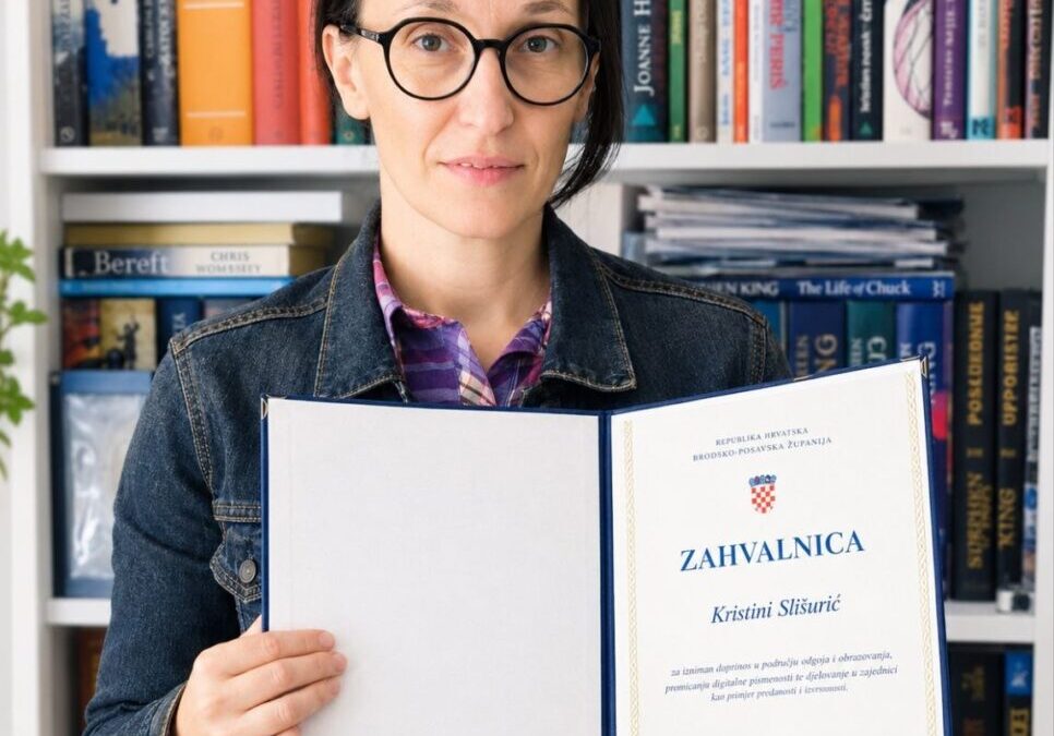 Kristina Slišurić osmi put zaredom među najuspješnijim odgojno-obrazovnim djelatnicima